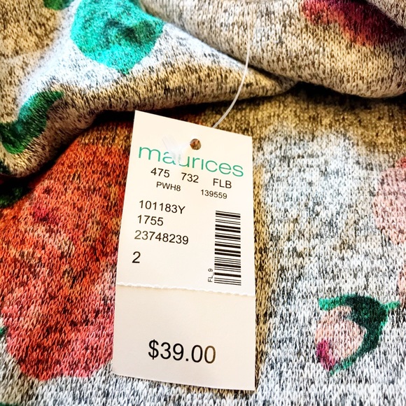 Maurice’s Dressy Casual Top 2X Floral print - Picture 7 of 7